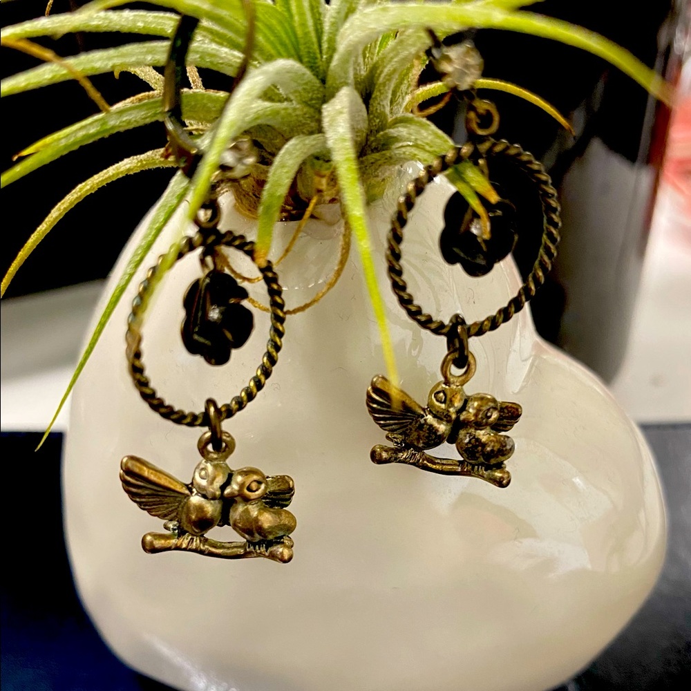 Betsey Johnson Love Bird Earrings
